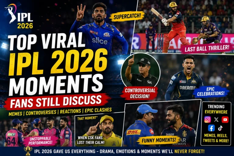 Top Viral IPL 2026 Moments Fans Still Discuss