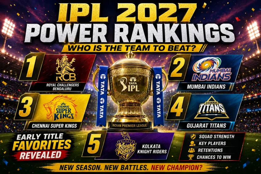 IPL 2027 Power Rankings: Which Team Looks Strongest Next Season?