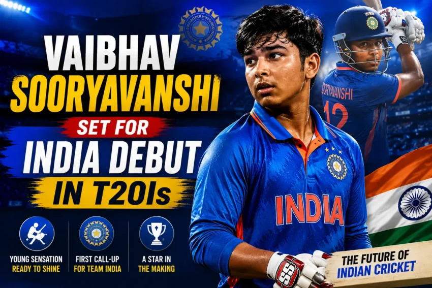Vaibhav Sooryavanshi Set for India Debut in T20Is
