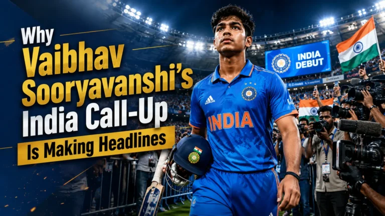 Vaibhav Sooryavanshi's India Call-Up