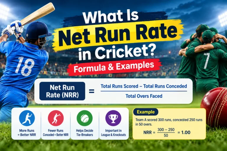 Net Run Rate in Cricket