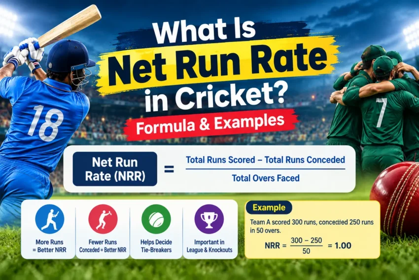Net Run Rate in Cricket